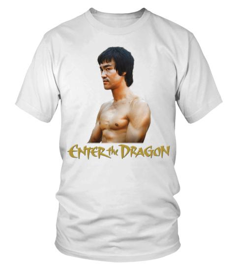 ROUND NECK T-SHIRT UNISEX – 002. ENTER THE DRAGON WT