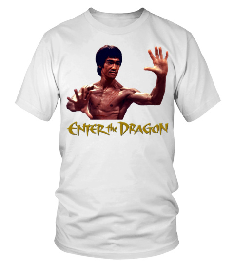 ROUND NECK T-SHIRT UNISEX – 008. ENTER THE DRAGON WT