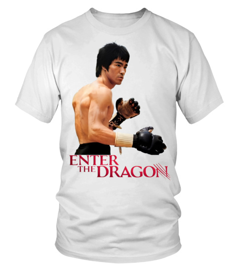 ROUND NECK T-SHIRT UNISEX – 005. ENTER THE DRAGON WT