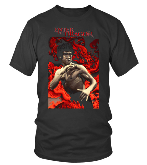 ROUND NECK T-SHIRT UNISEX – ENTER THE DRAGON BK 008