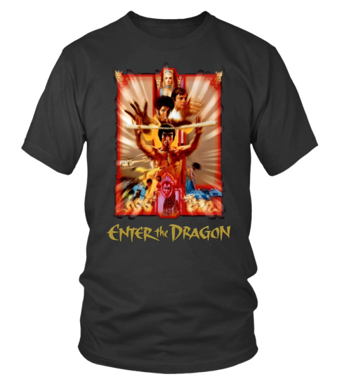 ROUND NECK T-SHIRT UNISEX – ENTER THE DRAGON BK 006