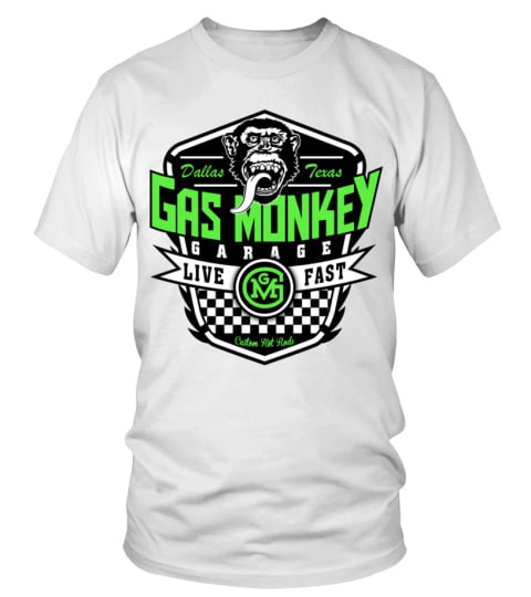 GMK 046 WT. Gas Monkey Garage T shirt Teezily