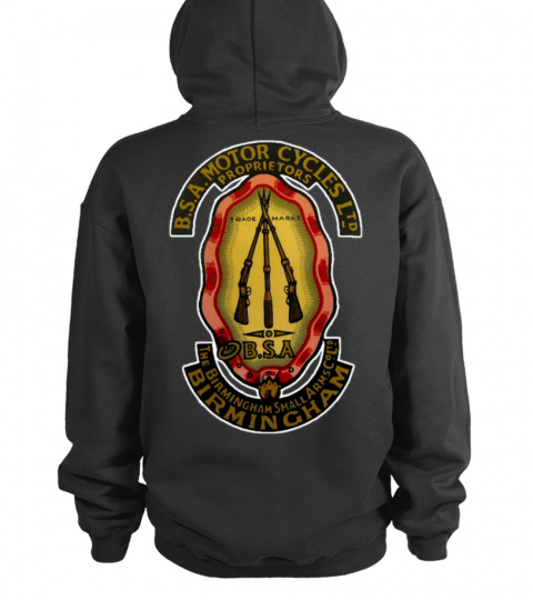 BSA Logo Hoodie Unisex S - 5XL Front and Back logo
