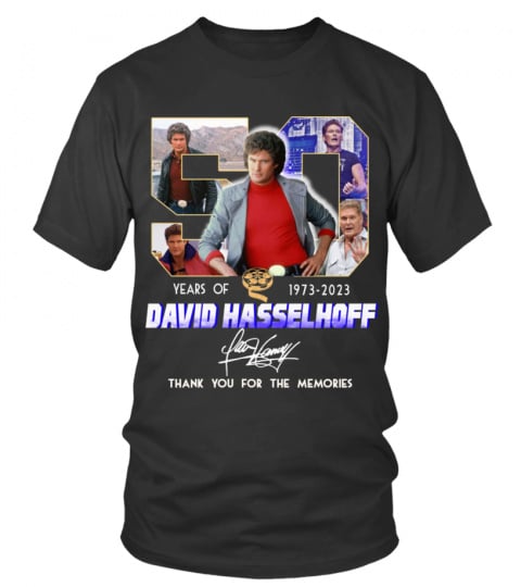 DAVID HASSELHOFF 50 YEARS OF 1973-2023