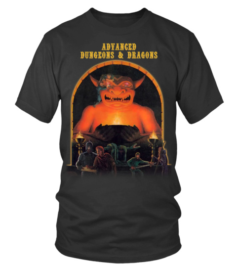 ADND1ST-001-BK. Advanced Dungeons &amp; Dragons - Players Handbook - T-shirt