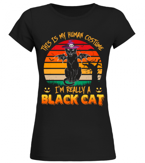 HUMAN COSTUME I'M REALLY A BLACK CAT