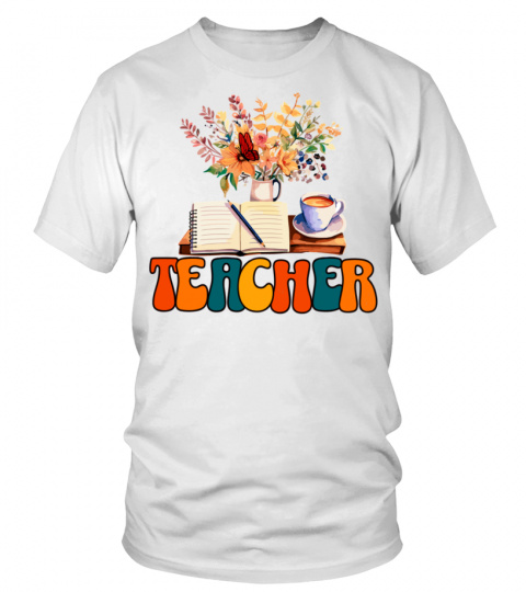 Teacher, Retro Teacher Sublimation, Teacher Shirt, Teacher Print, Back To School, First Day Of School