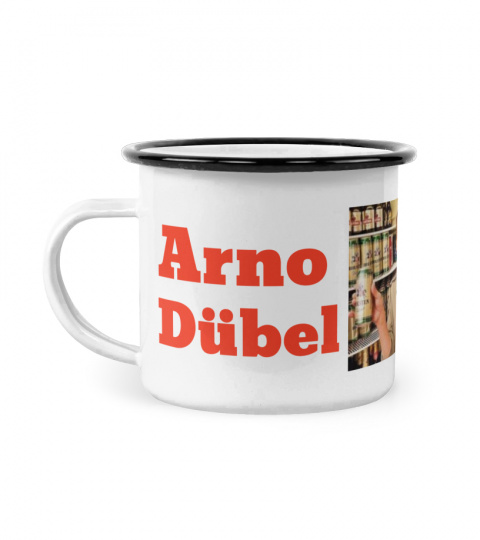 Arno Dübel "Arbeit ist scheisse!" Tasse