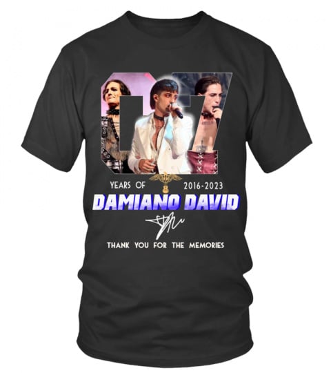 DAMIANO DAVID 07 YEARS OF 2016-2023