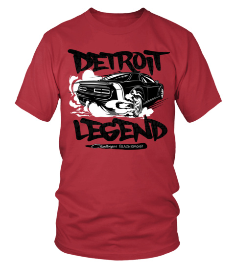 RD. Dodge Challenger Black Ghost, Detroit Legend T-Shirt-