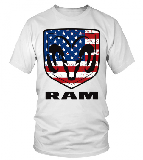 WT. Ram Trucks Shield Flag T-Shirt-