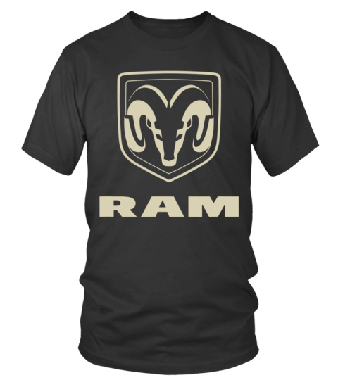 BK. Ram Trucks Tan Logo T-Shirt-