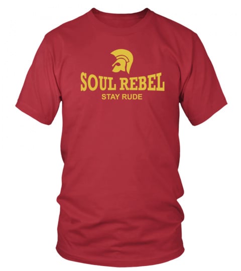 Soul rebel stay rude t-shirt ska roots reggae bob marley song rude boys trojan skins hard mods