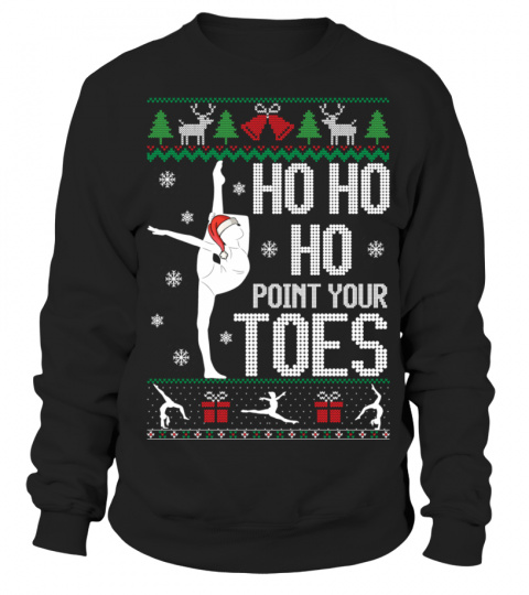 Point your toes - Christmas sweater