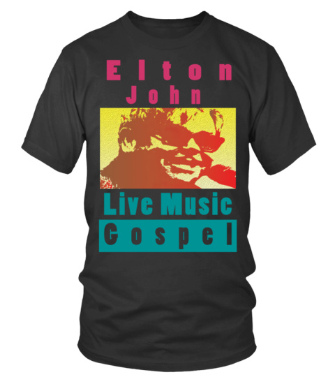 Elton John 0031 BK - T-shirt