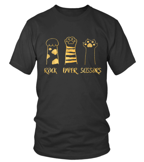 GOLD ROCK PAPER SCISSORS - T-shirt