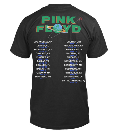 Limited Edition - PINK FLOYD 1987 Concert Tour - T-shirt Limited Edition - PINK FLOYD 1987 Concert Tour - T-shirt