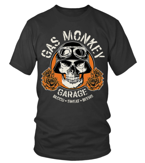 T-shirt - GMK-038-BK. Gas Monkey Garage