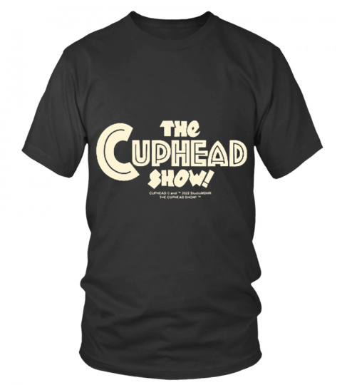 The Cuphead Show Simple Pocket Text Logo T-Shirt