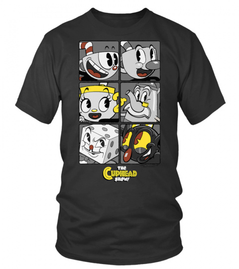 The Cuphead Show Character Box Up Poster T-Shirt