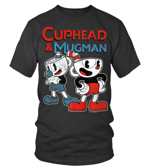 Cuphead &amp; Mugman Dynamic Duo Premium T-Shirt