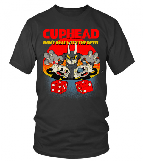 Cuphead And Mugman Devil's Dice Video Game T-Shirt