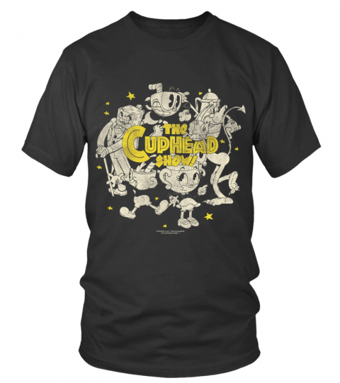 The Cuphead Show Circle Logo Group T-Shirt