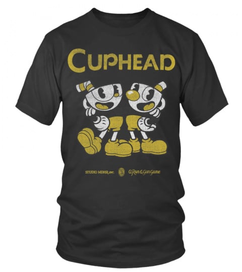 Cuphead And Mugman Best Buds Gold Suits T-Shirt