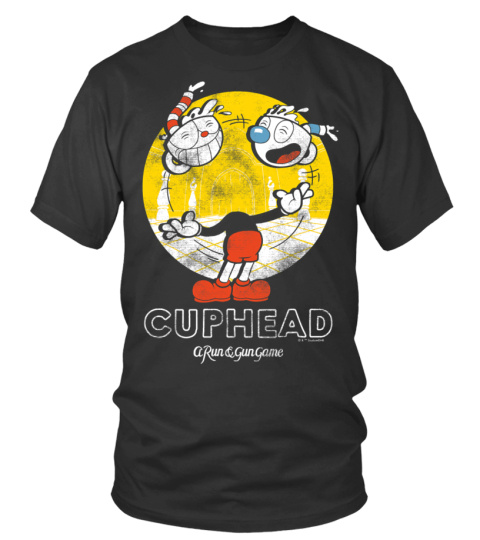 Cuphead With Mugman Head Juggling T-Shirt