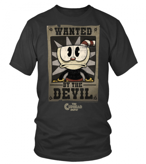 The Cuphead Show Cuphead Wanted Poster T-Shirt