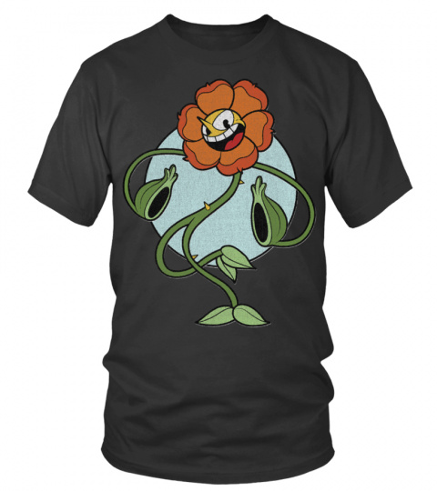 Cuphead Cagney Flower Pose T-Shirt