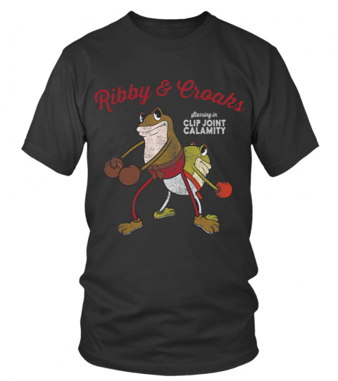 Cuphead Ribby And Croaks Clip Joint Calamity T-Shirt