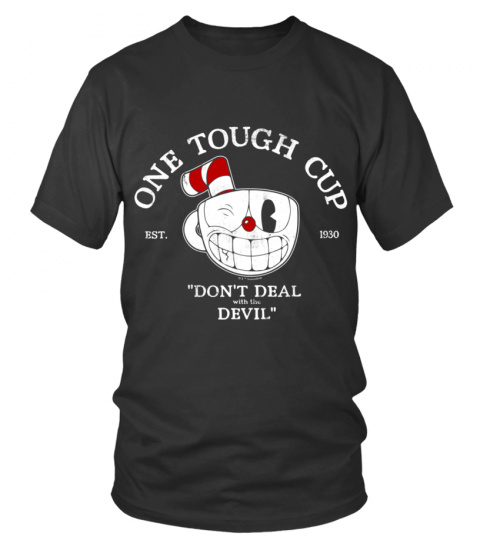 Cuphead Tough Cup Wink Deal With The Devil Vintage T-Shirt