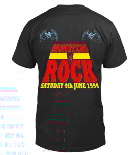 vintage 1998 Monsters of Rock fest t-shirt Iron Maiden Anthrax