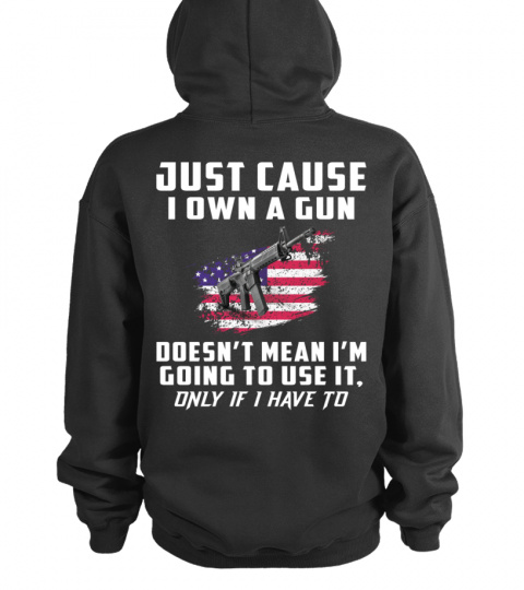 37 JUST CAUSE I OWN A GUN DOESN’T MEAN