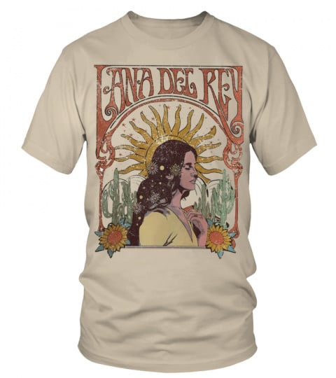 Sunburst Art shirt,Lana Del Rey