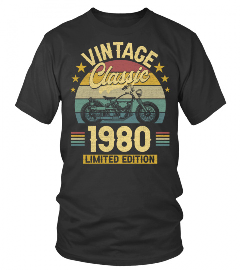Vintage Classic Motorcycle 1980
