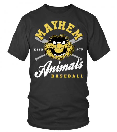 Mayhem Animals Baseball Est 1975