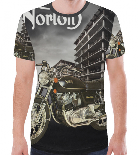 Norton commando all over print t-shirt