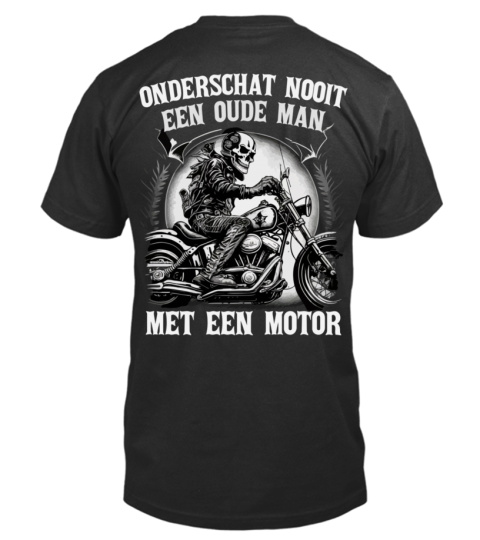 Onderschat nooit een oude man met een motor