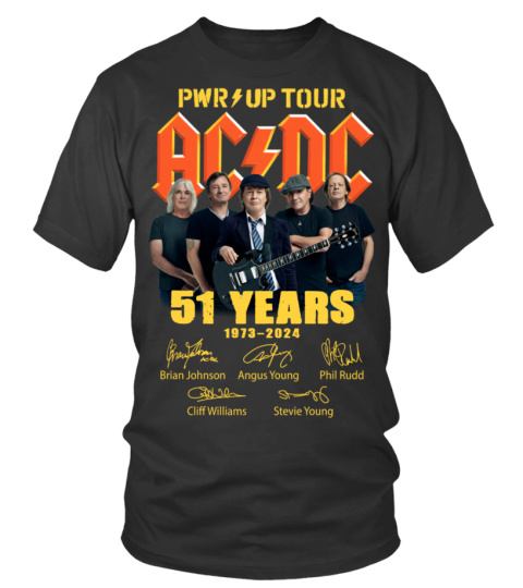 2-Sided ACDC Band Tour Shirt