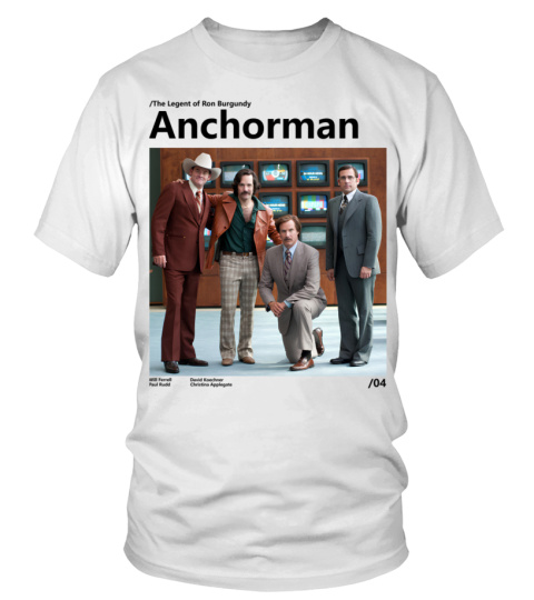 T-shirt - 019 Anchorman The Legend of Ron Burgundy 2004 WT