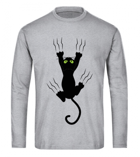 Cat-graving-with-claws Cat Lover Tshirt.