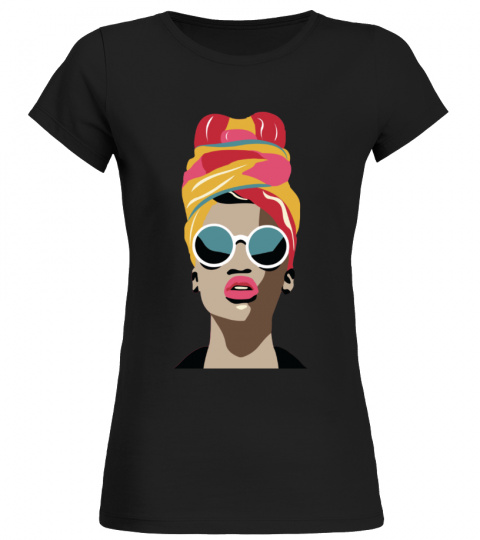 Headwrap Hair Afro Black Woman T-shirt