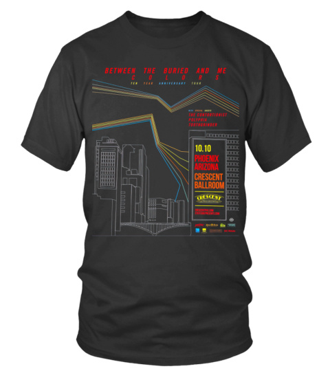 T-shirt - PGSR-BK. Between the Buried and Me - Colors (2007)
