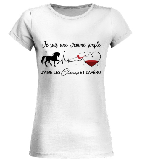 FEMME SIMPLE - chevaux