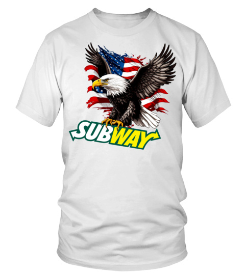 Subway Eagle American Flag