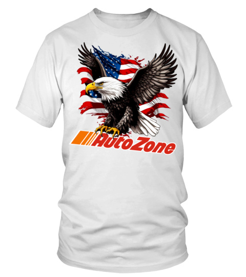 AutoZone Eagle American Flag