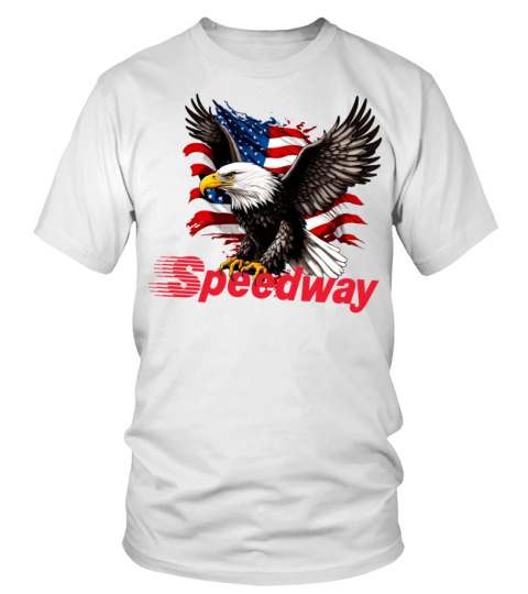 Speedway Eagle American Flag