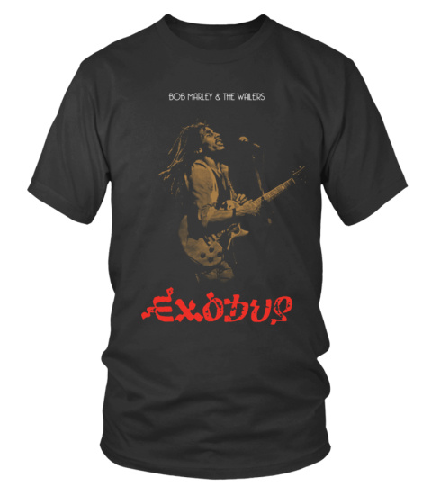 RK70S-BK. 59. Exodus (1977) - Bob Marley &amp; the Wailers - T-Shirt